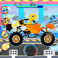 Dinosaurs Trucks Auto Workshop