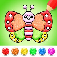 Butterfly Coloring Glitter