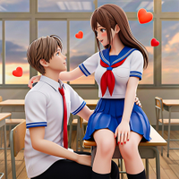School Love Life: Anime Games