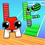 Alphabet Bridge Run Race 3D
