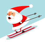 Santa Skiing