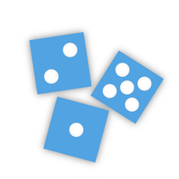 Blue Dice | Dice And Marbles
