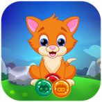 Bubble Shooter Little Cat
