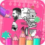 Messi Coloring Game