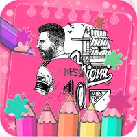 Messi Coloring Game