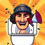 Toilet Monster: Dancing Tiles