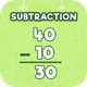 Learning Subtraction Math Kids