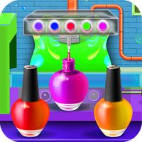 Cute nail art fashion saloon