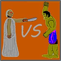 2D Granny x Green Monster Figh