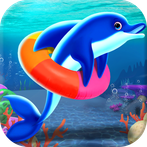 Toddlers Dolphins Water Show