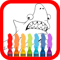 Shark Colouring Book