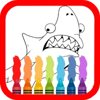 Shark Colouring Book