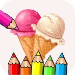 coloring sweet ice cream boba