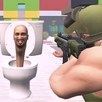 Toilet Shooter FPS Gun Sk Bidi