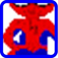 Cute Superhero Pixel Art