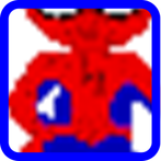 Cute Superhero Pixel Art