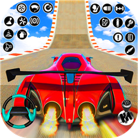 Impossible Mega Car Ramp 3d