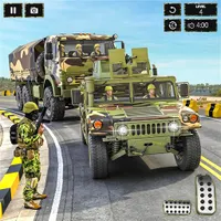 US Army War Truck Driving Game