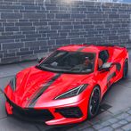 Corvette C8 Supercar: Town