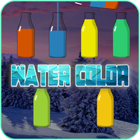 Bottle water colour puzzle