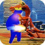 Blue Fighter Hero