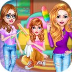 Girls daily house cleaning