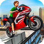 Roof MotorBike Stunts Rider 3D