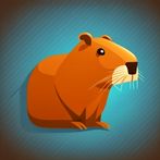 Run away or capybara bite you