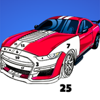Cars Color By Number