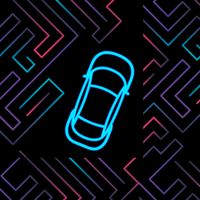 Neon Car Maze