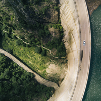 Cascading waterfalls