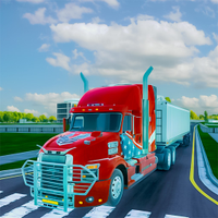 American Truck Cargo Truck 3D