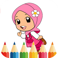 muslim cartoon - coloring game