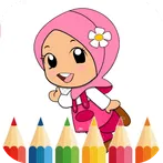 muslim cartoon - coloring game