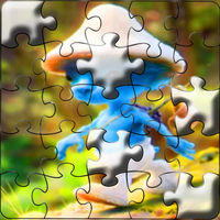 Smurf Cat Mushroom Puzzel