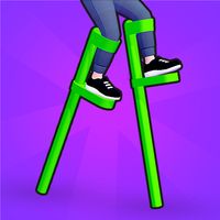 Stilts Run: Walk & Step Over