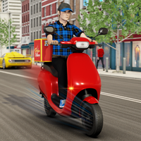 Pizza Rider: Food Delivery Sim