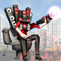 Toilet Monster : Skybydy War