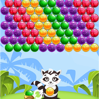 Bubble Shooter Game - Raccoon