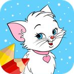 Cats - Children Coloring Book