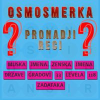 Osmosmerka-Pronadji reci