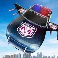 US Flying Police Car Shooting