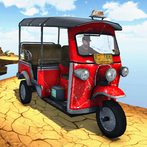 Modern Rickshaw Stunt Game 3D