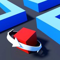 Running Cube in Easy Maze Game