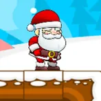 Christmas platformer with Sant