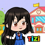Tizi Doll Town-My School Games
