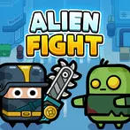 Alien Fight: Police vs Zombie
