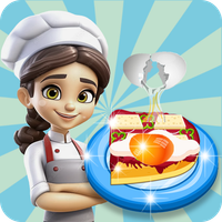 Omelette pizza cooking games