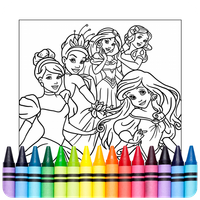 Princess Coloring:Drawing Game