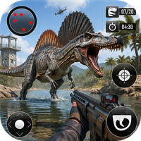 Wild Dinosaur Hunting Games 3D